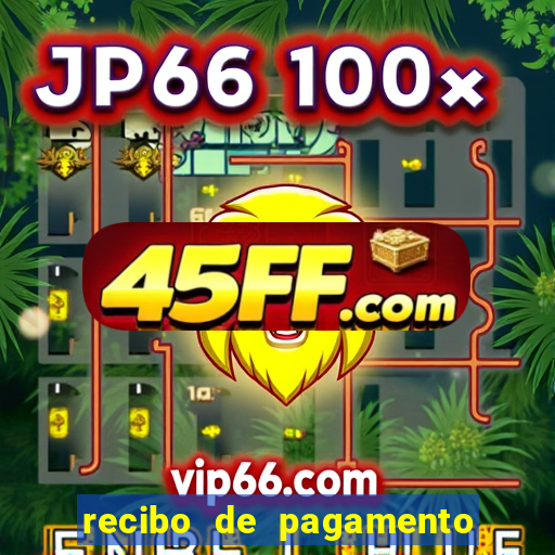 recibo de pagamento word editável